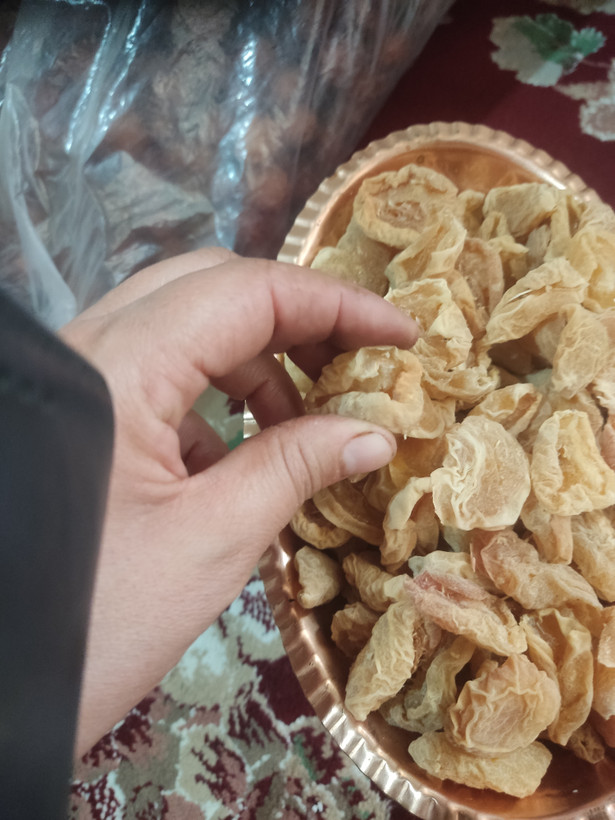 برگه شفتالو آفتاب خشک ارگانیک و نرم یک کیلویی